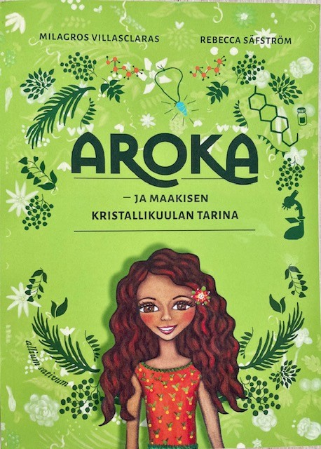 Omslagsbild för boken Aroka – ja maakisen kristallikuulan tarina
