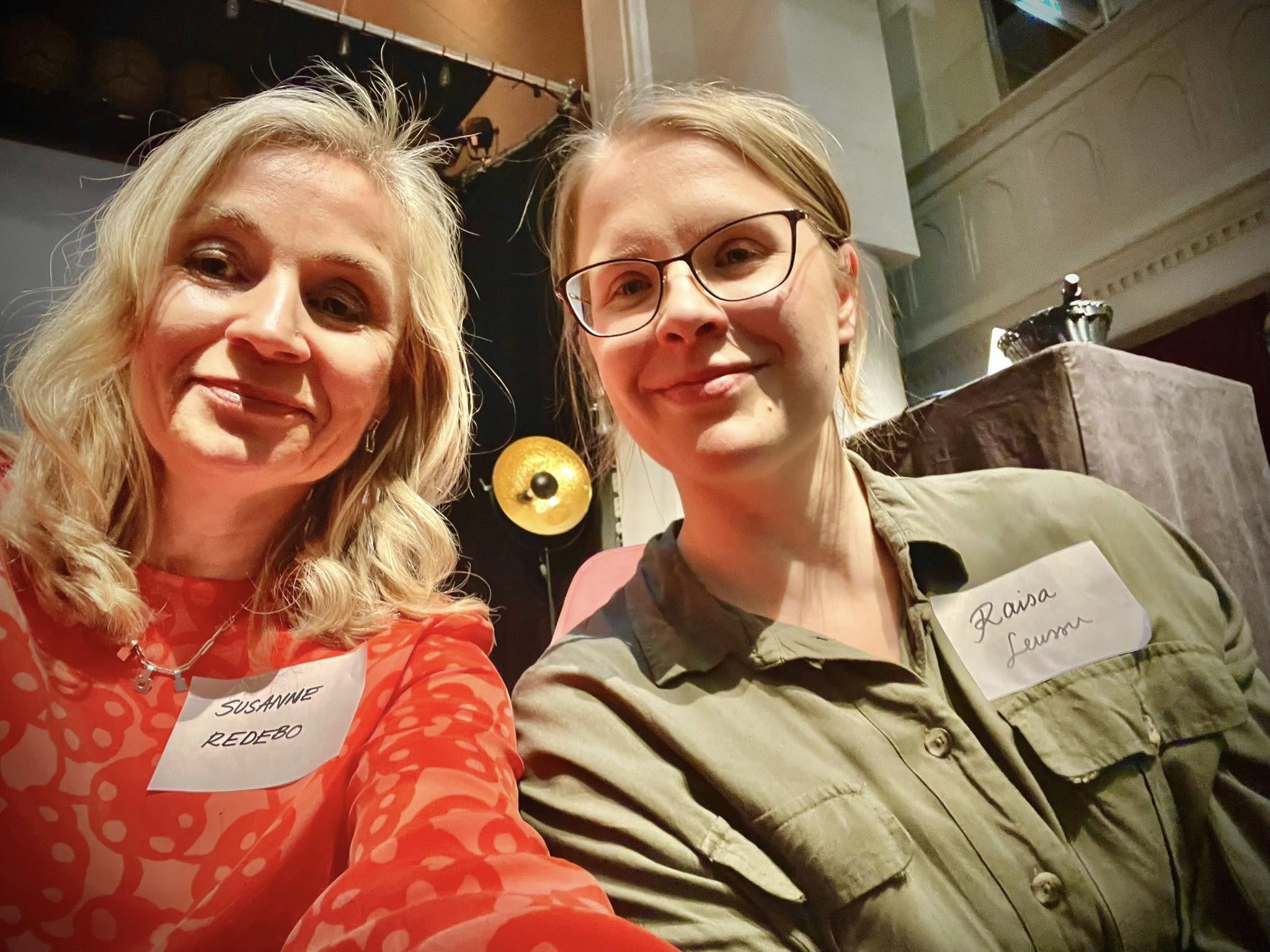 Susanne Redebo och Raisa Leussu
